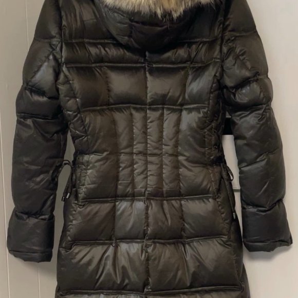 DAWN LEVY- Cloe Fur Hooded Quilted Coat - Picture 11 of 11